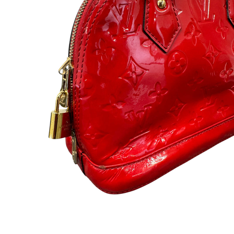 Women's Vernis Leather Alma Bb Bag Red