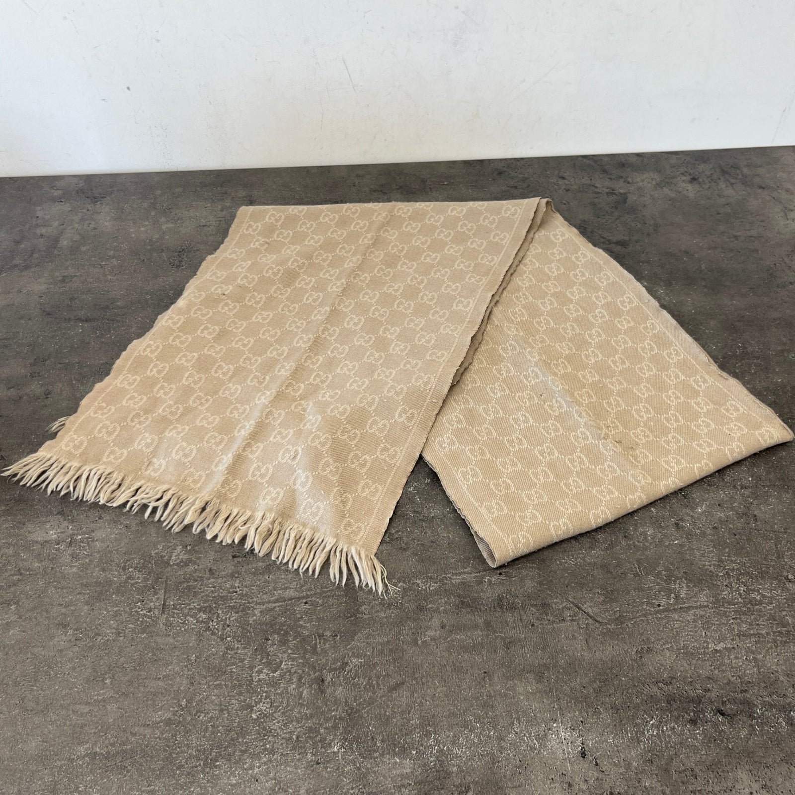 Women's Gg Supreme Scarf Beige - Photo 6