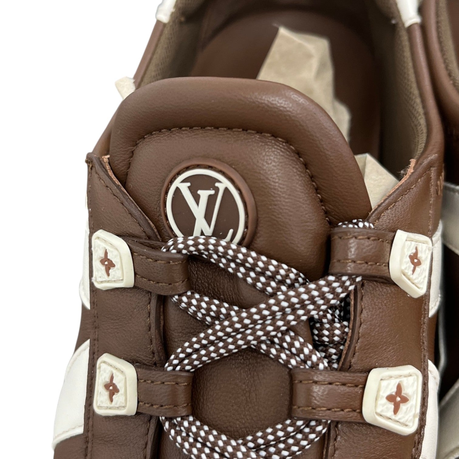 Women's Lv Sneakerina Low Trainers Brown Size EU 36 / UK 3 - Photo 9