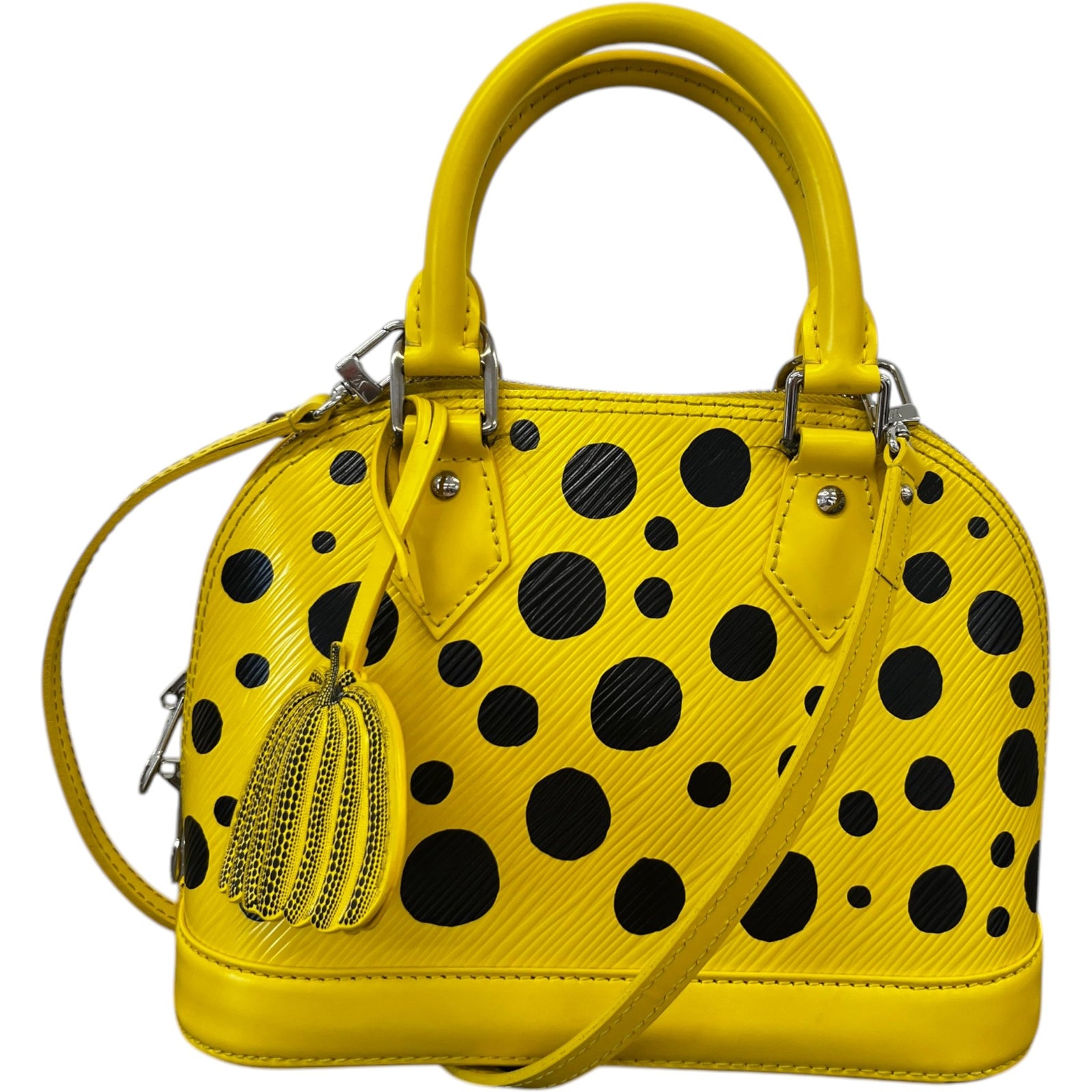 Women's X Yayoi Kusama Bb Alma Handbag Yellow - Photo 1