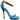 Women's Snakeskin Strap Heels Blue Size EU 37 / UK 4