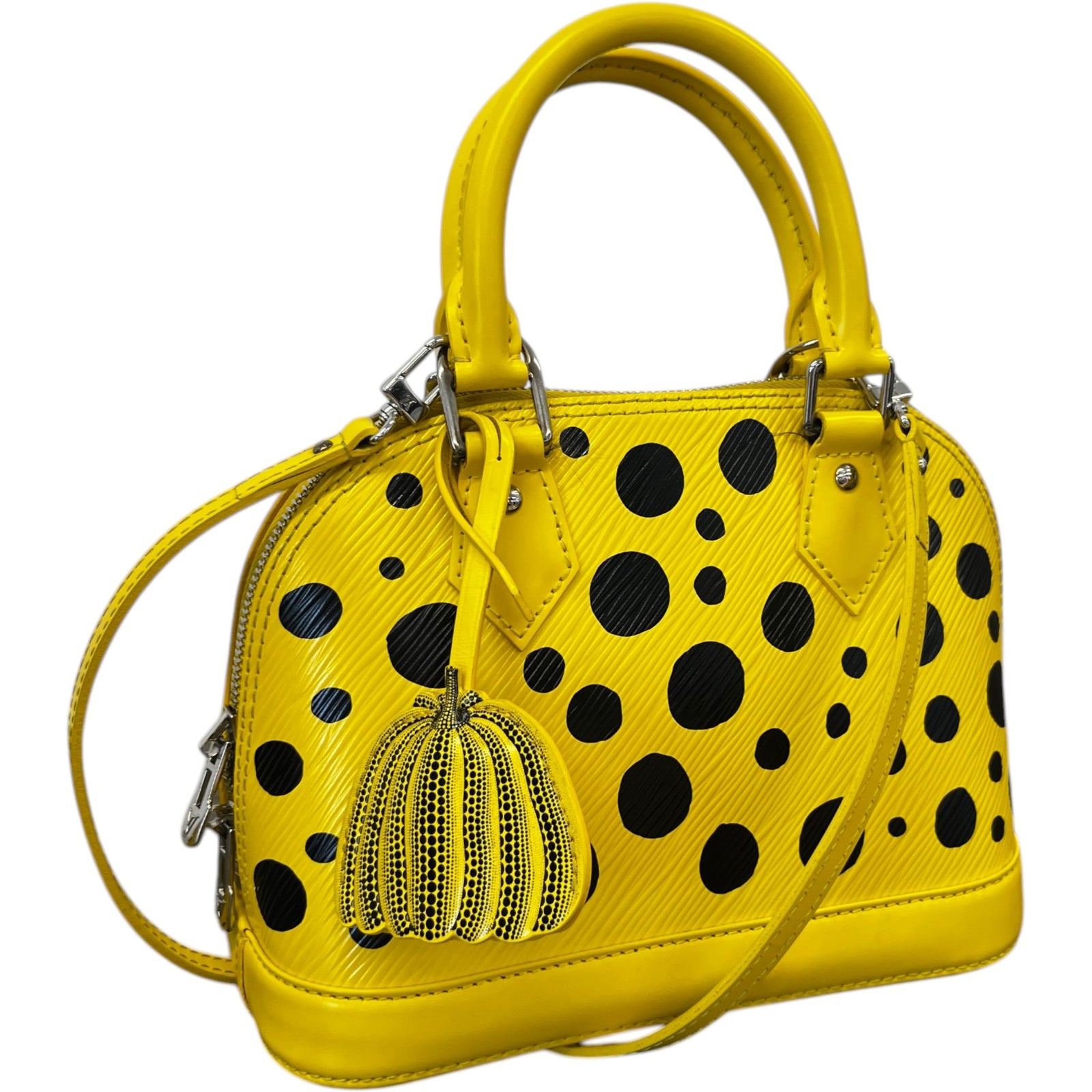 Women's X Yayoi Kusama Bb Alma Handbag Yellow - Photo 4