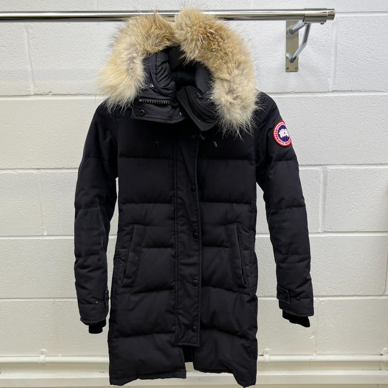 Women's Shelburne Parka Down Jacket Navy Size XS