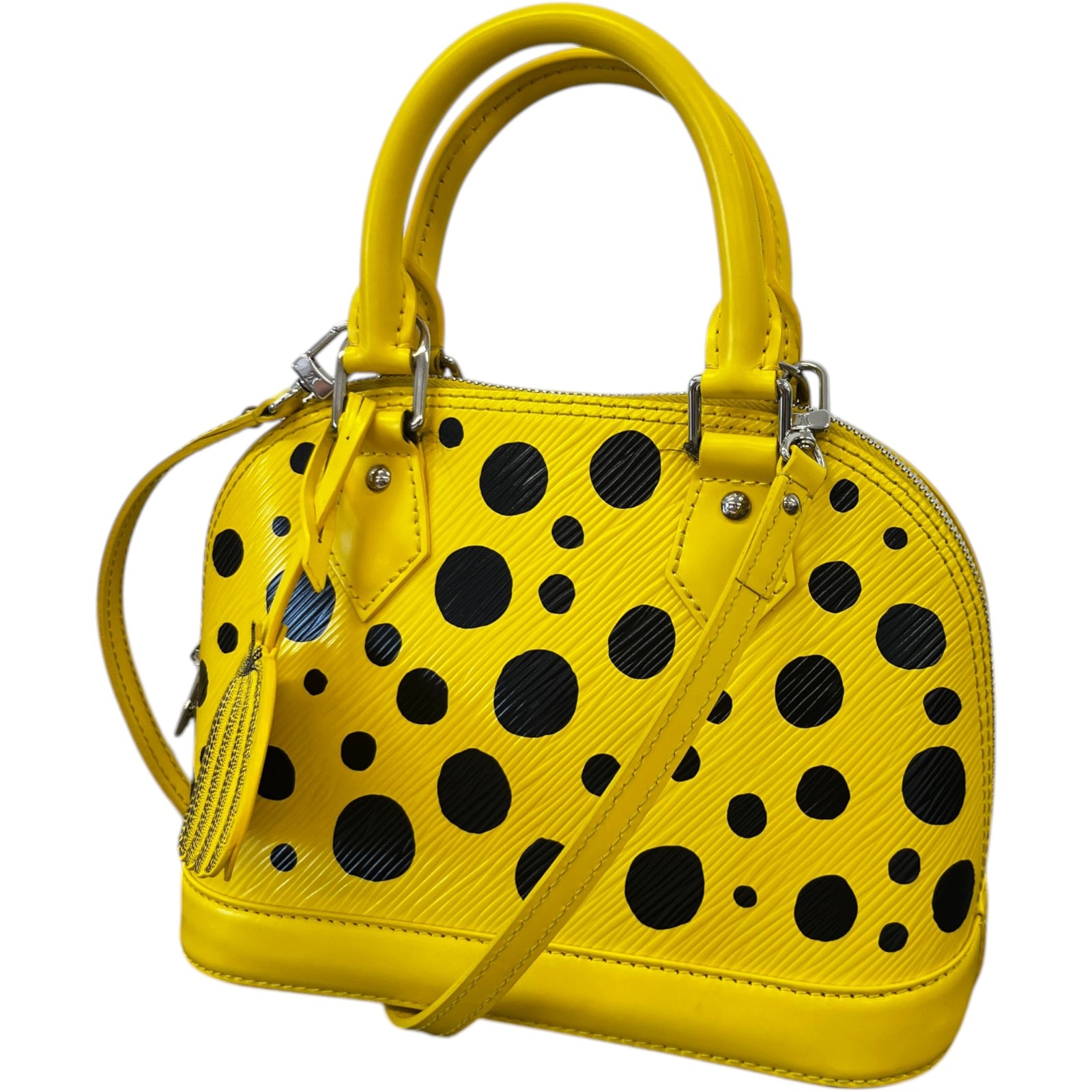 Women's X Yayoi Kusama Bb Alma Handbag Yellow - Photo 5