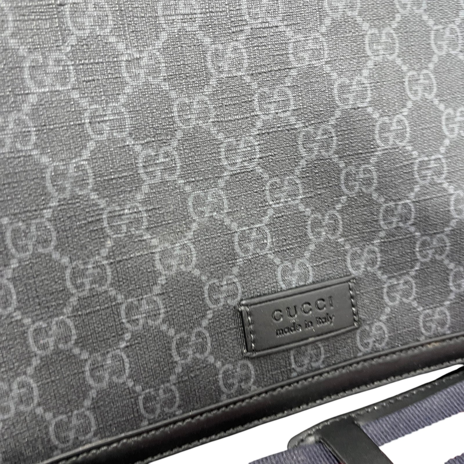 Women's GG Supreme Large Changing Bag Black - Photo 11