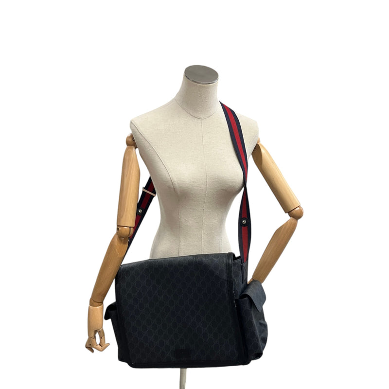 Women's GG Supreme Large Changing Bag Black