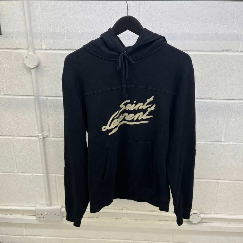 Men's Signature Logo Hoodie Black Size M