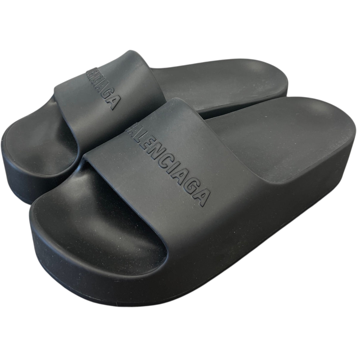 Women's Chunky Platform Slides Black Size UK 7 / EU 40 - Photo 9