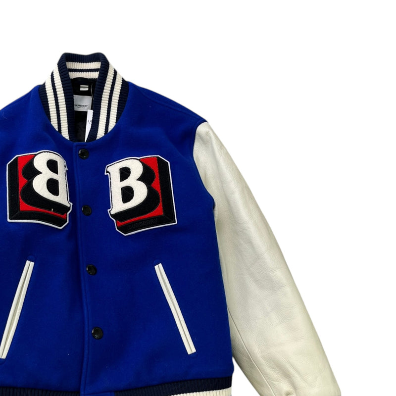 Men's Applique Logo Varsity Jacket Blue Size IT 46 / S