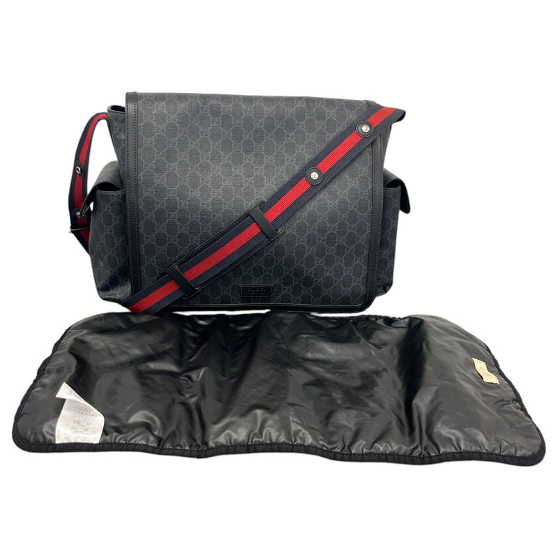 Women's GG Supreme Large Changing Bag Black