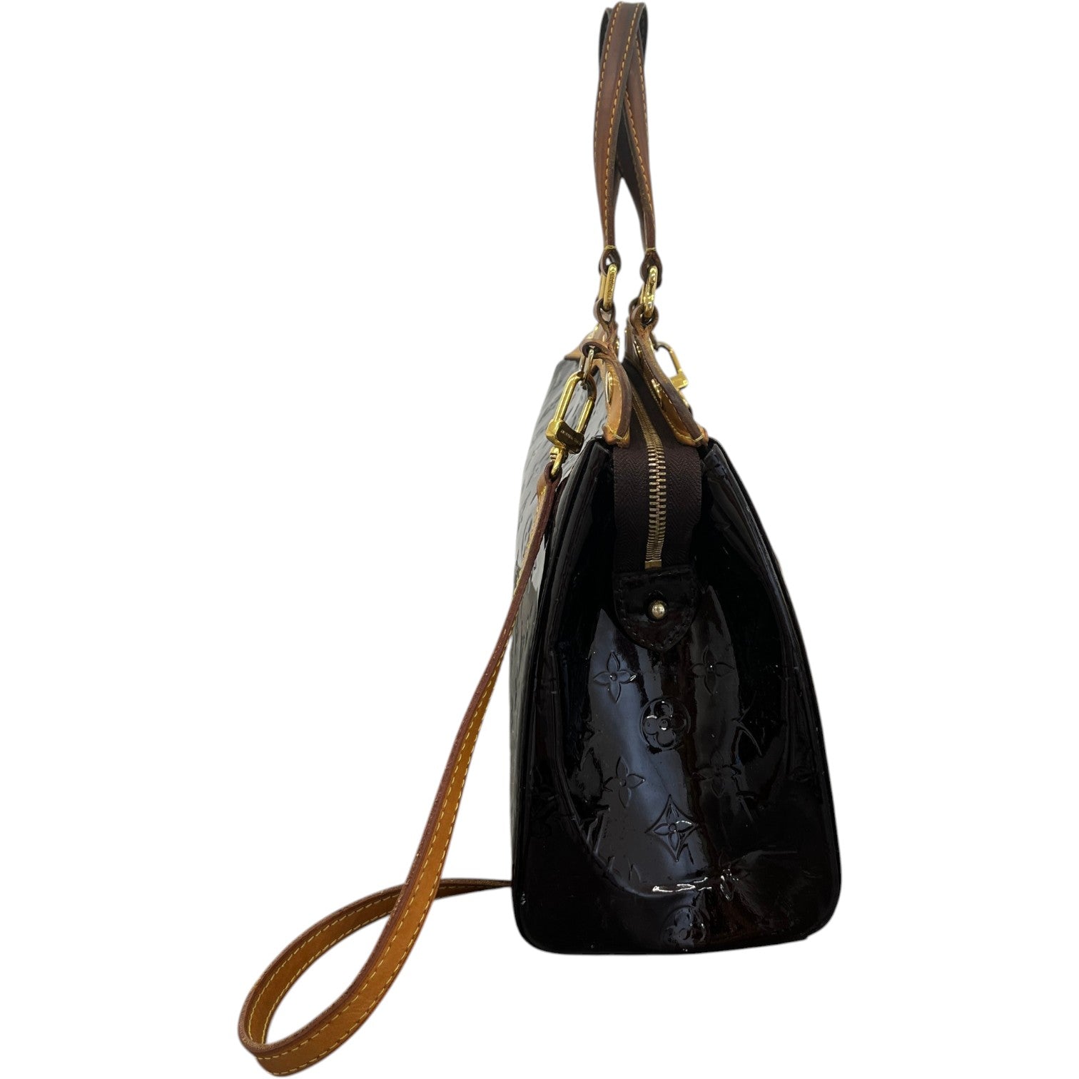 Women's Monogram Vernis Brea Mm Bag Burgundy - Photo 5