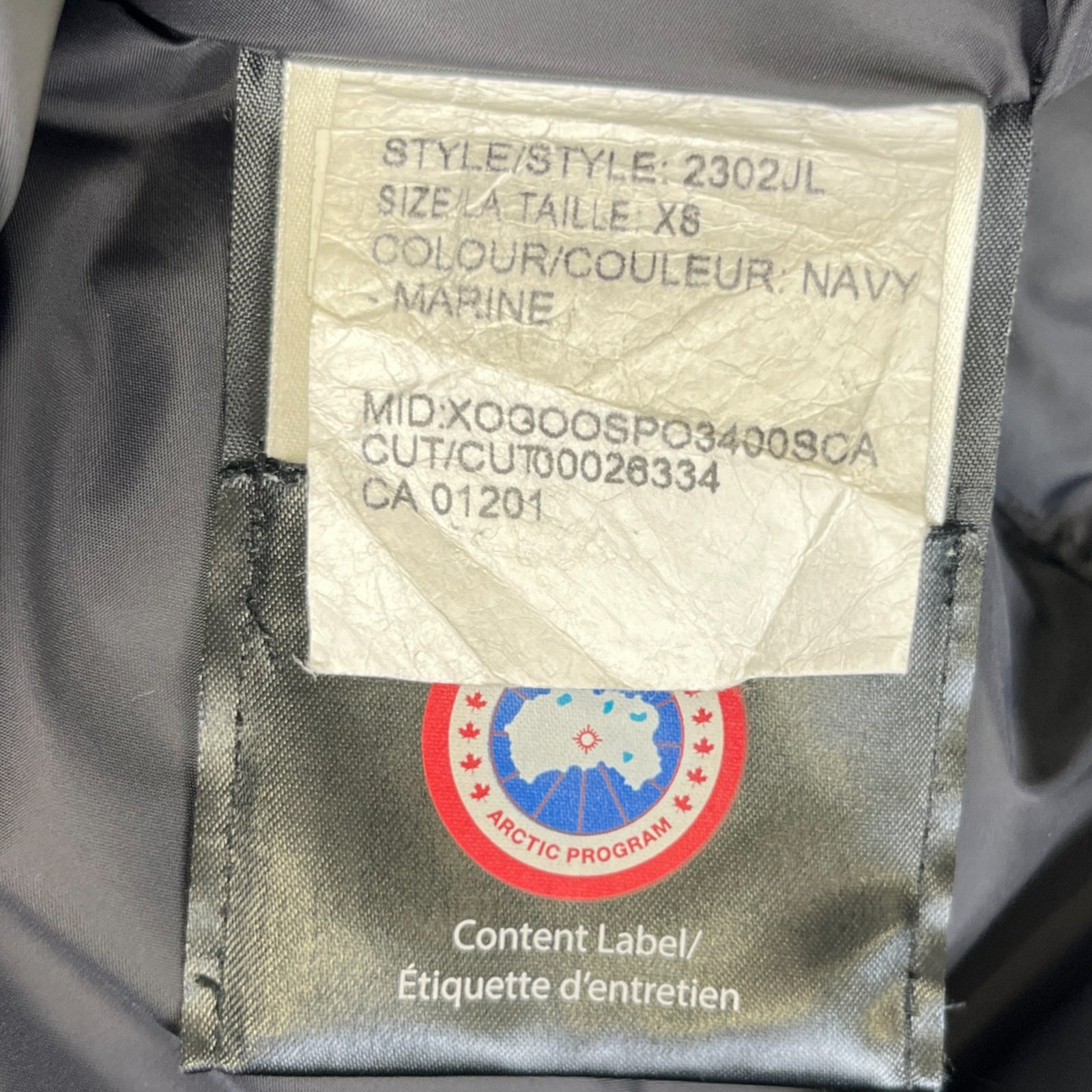 Women's Shelburne Parka Down Jacket Navy Size XS - Photo 6