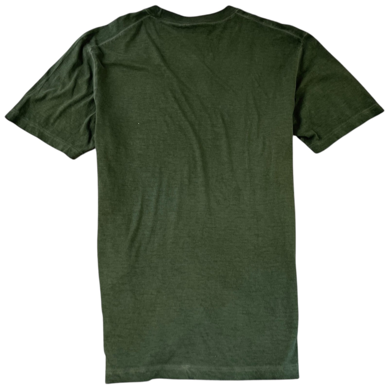 Men's Logo Print T-Shirt Green Size M - Photo 2