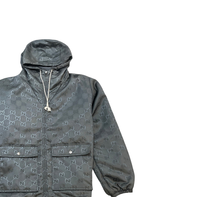 Men's Off The Grid GG Monogram Jacket Grey Size S