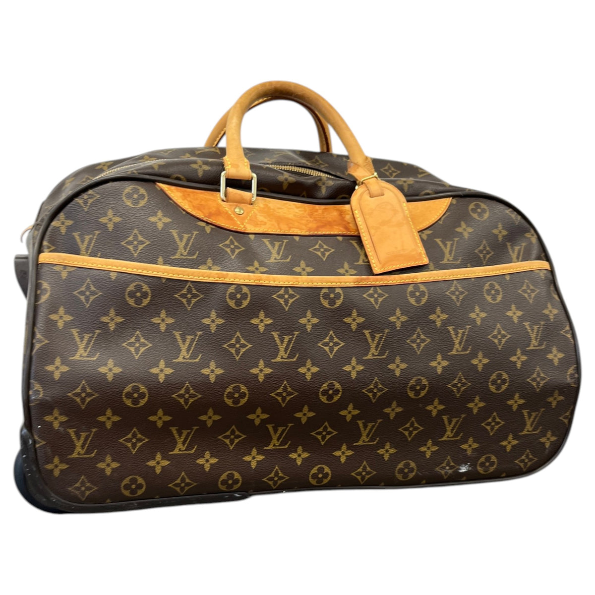 Men's Monogram Eole Rolling Duffle Suitcase Brown - Photo 1