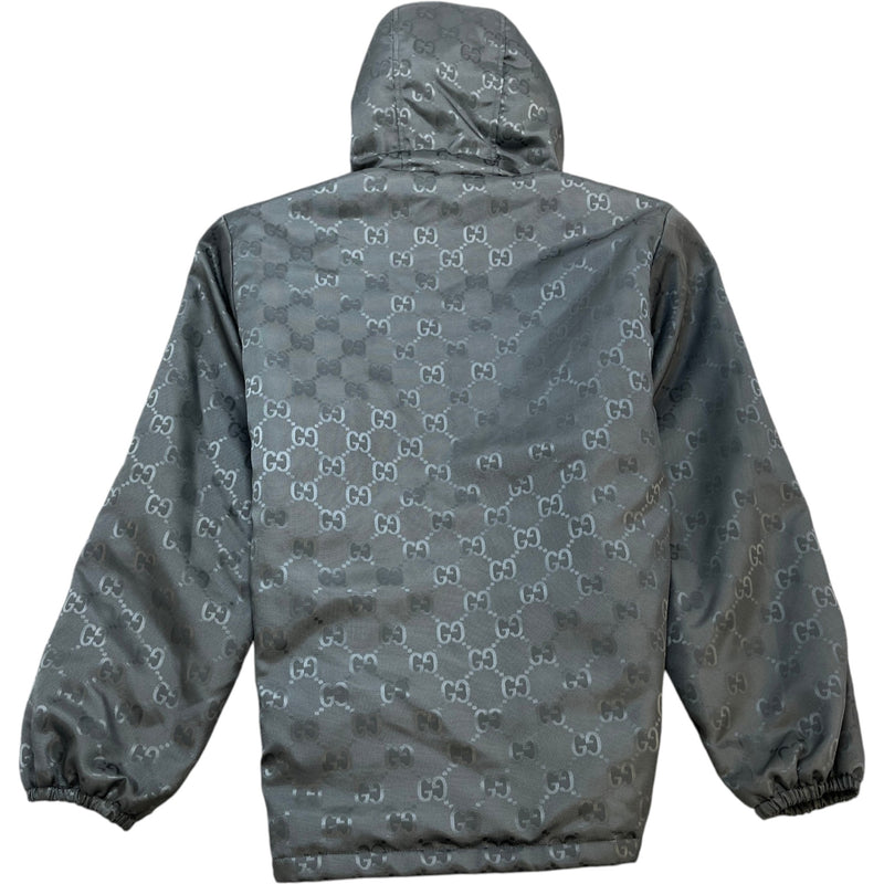 Men's Off The Grid GG Monogram Jacket Grey Size S
