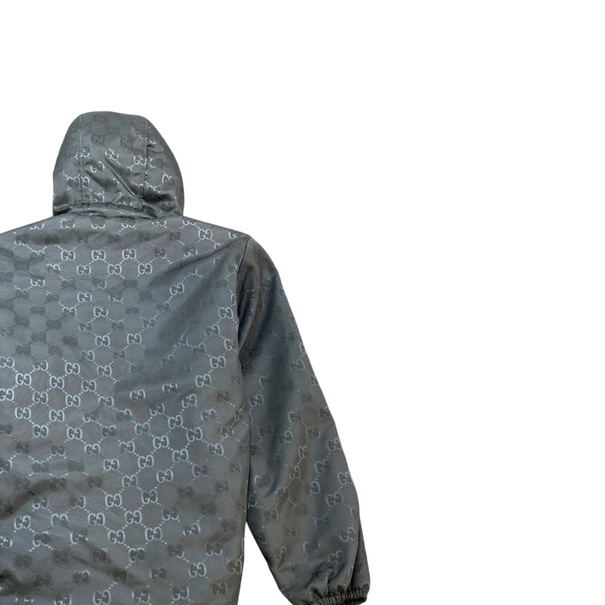 Men's Off The Grid GG Monogram Jacket Grey Size S - Photo 4