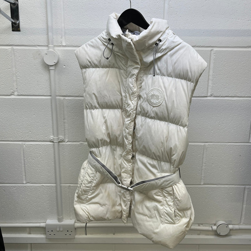 Women's Rayla Hooded Gilet White Size L