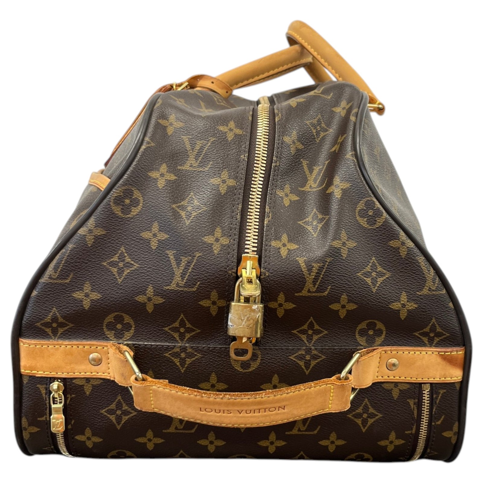 Men's Monogram Eole Rolling Duffle Suitcase Brown - Photo 11