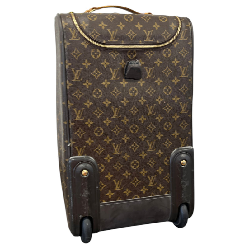 Men's Monogram Eole Rolling Duffle Suitcase Brown