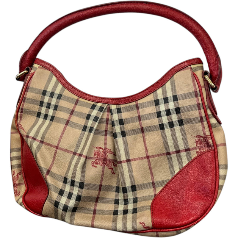Women's Haymarket Check Hernville Hobo Bag Beige
