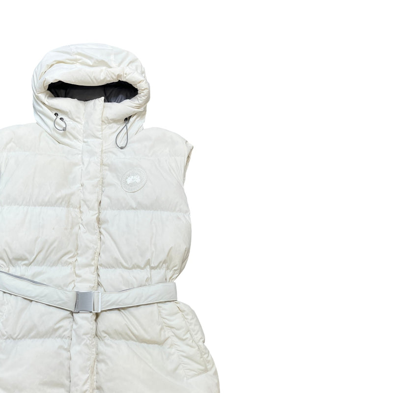 Women's Rayla Hooded Gilet White Size L