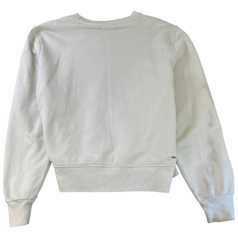 Men's Logo Print Sweatshirt White Size M