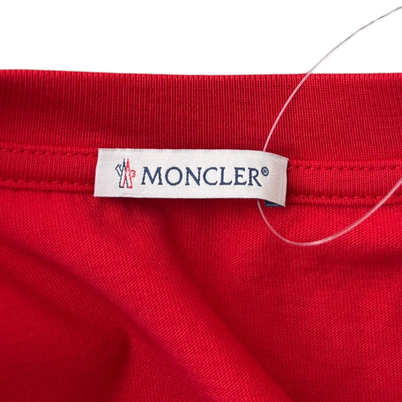 Men's SS Logo Print T-Shirt Red Size M