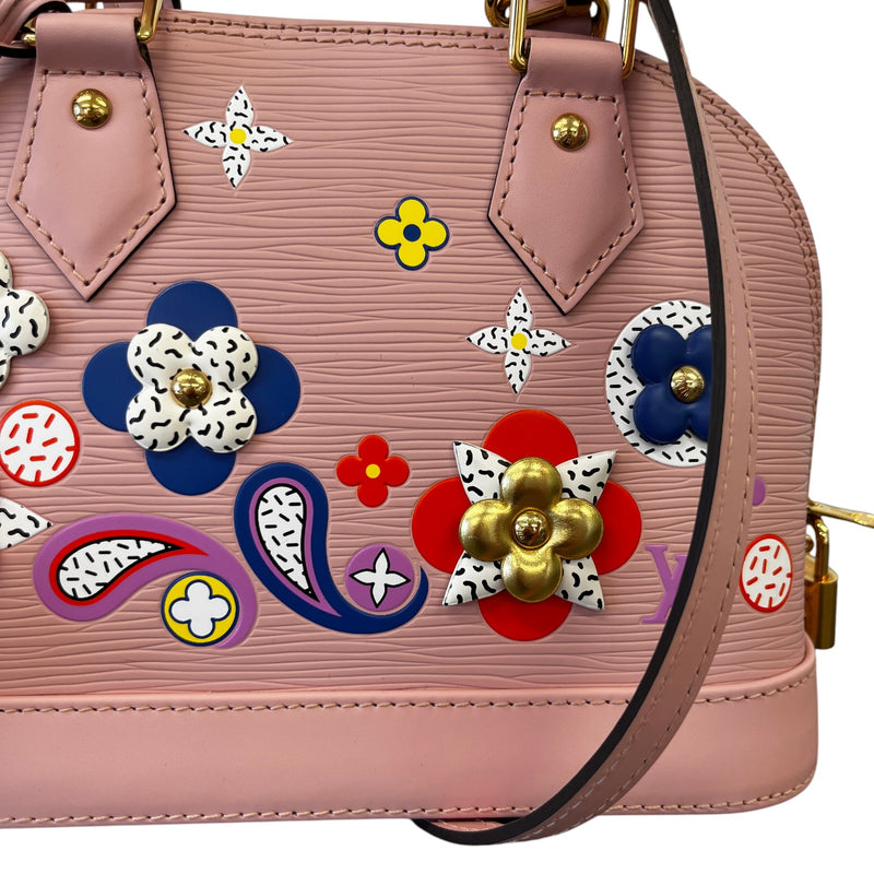 Women's Epi Alma Bb Blooming Flowers Bag Pink