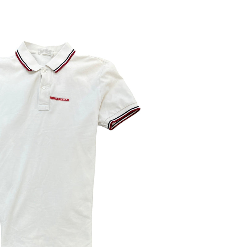 Men's Linea Rossa Polo Shirt White Size M