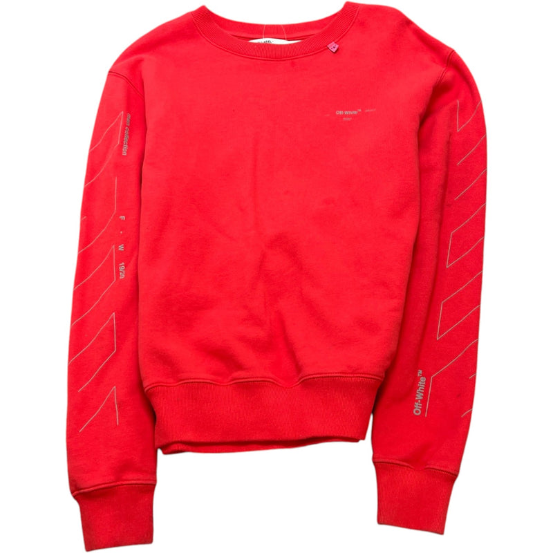 Men's Arrow Logo Sweatshirt Red Size S