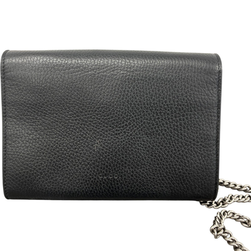 Women's Dionysus Wallet On Chain Handbag Black