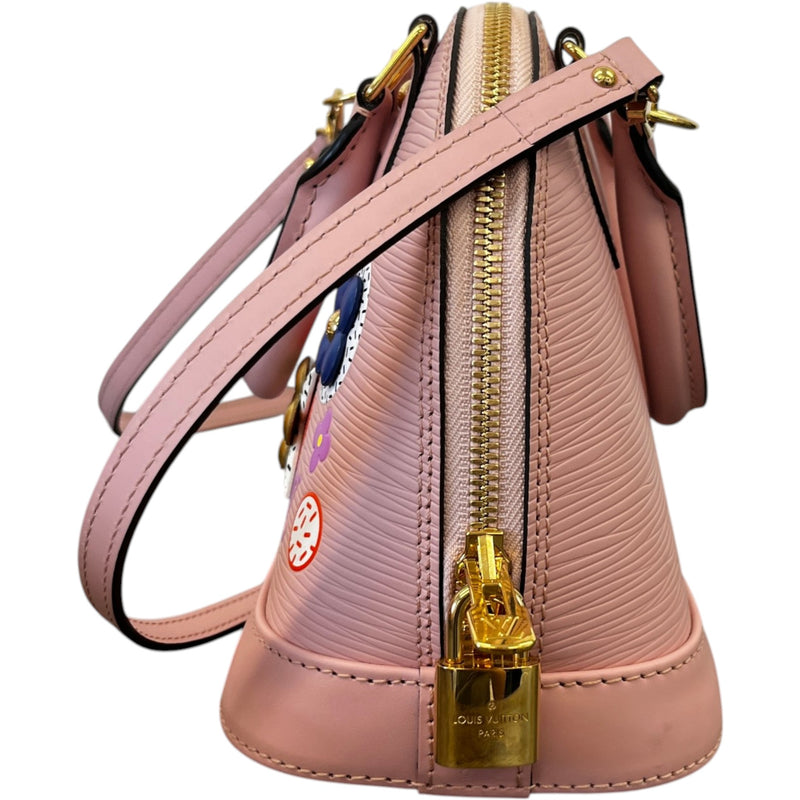 Women's Epi Alma Bb Blooming Flowers Bag Pink