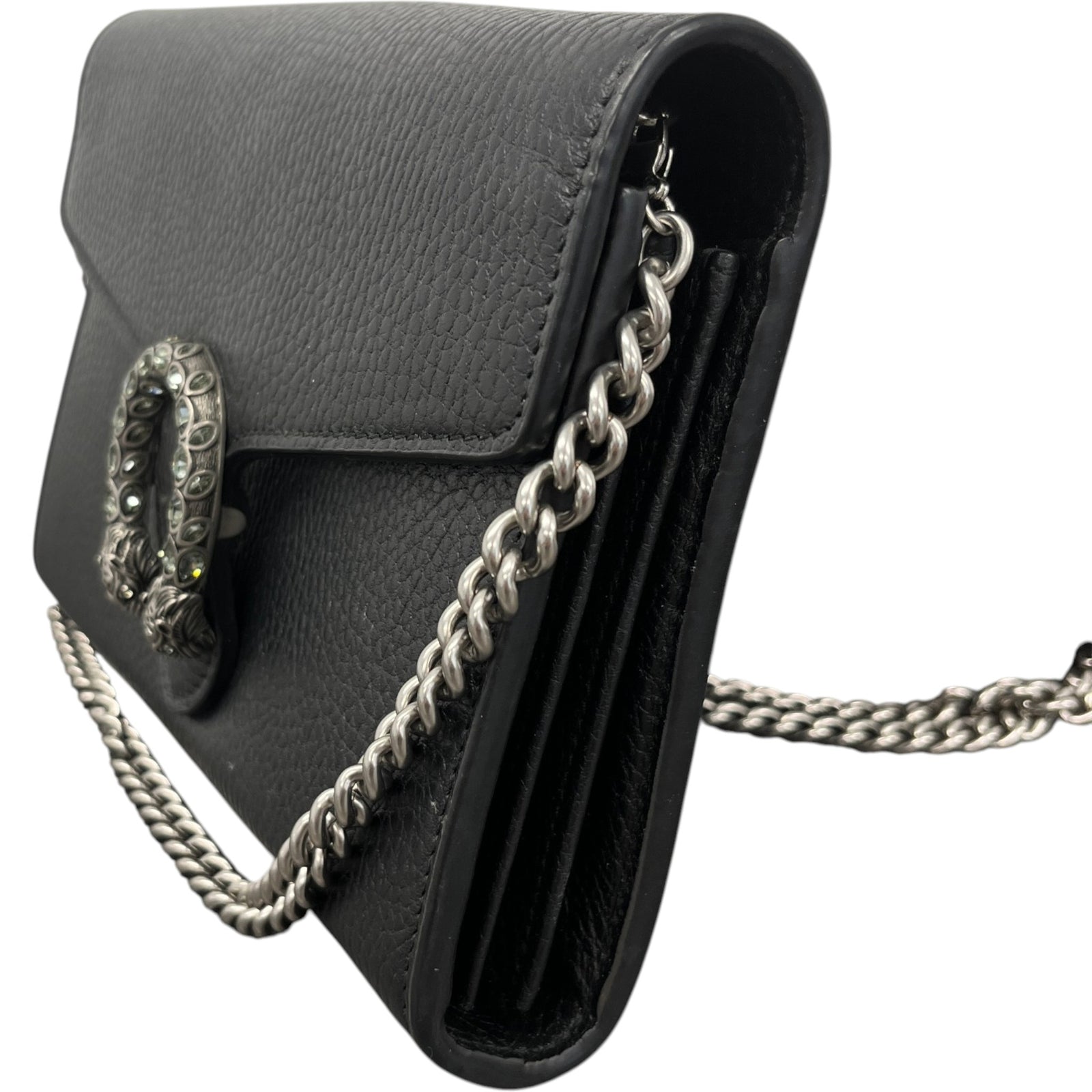 Women's Dionysus Wallet On Chain Handbag Black - Photo 9