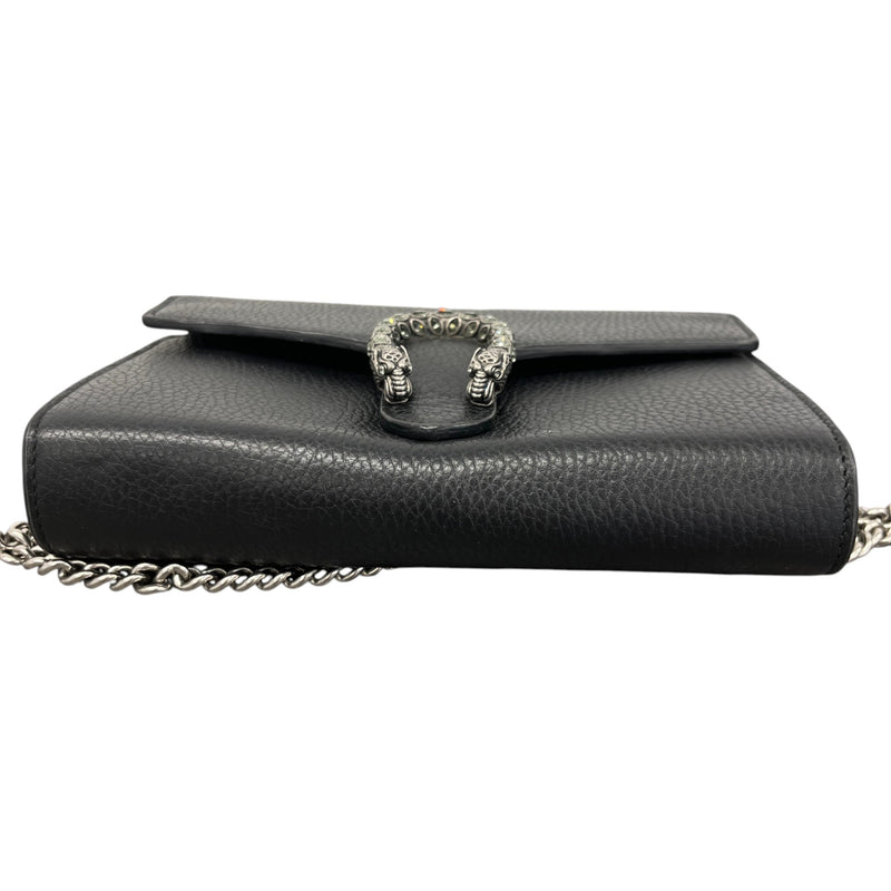 Women's Dionysus Wallet On Chain Handbag Black