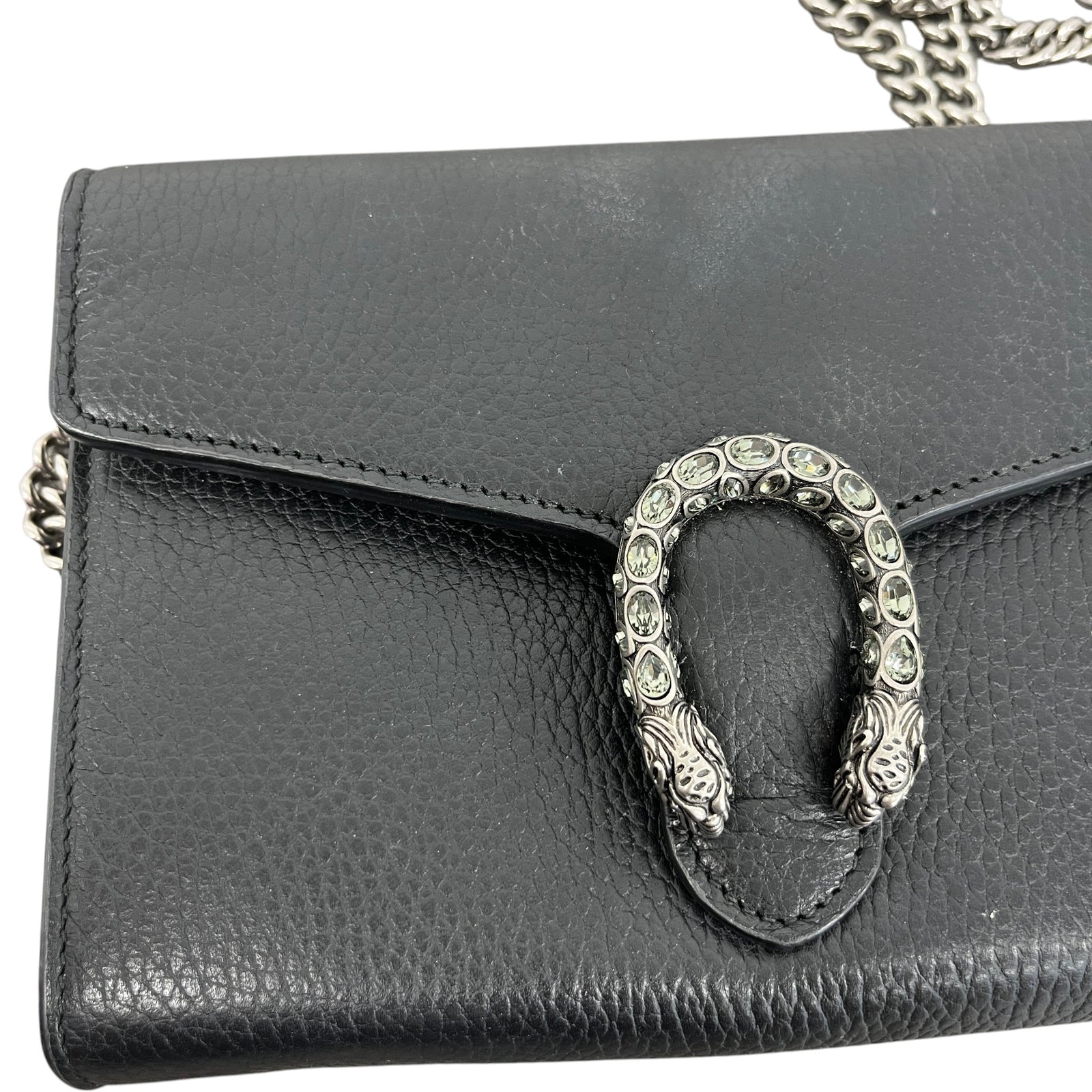 Women's Dionysus Wallet On Chain Handbag Black - Photo 7