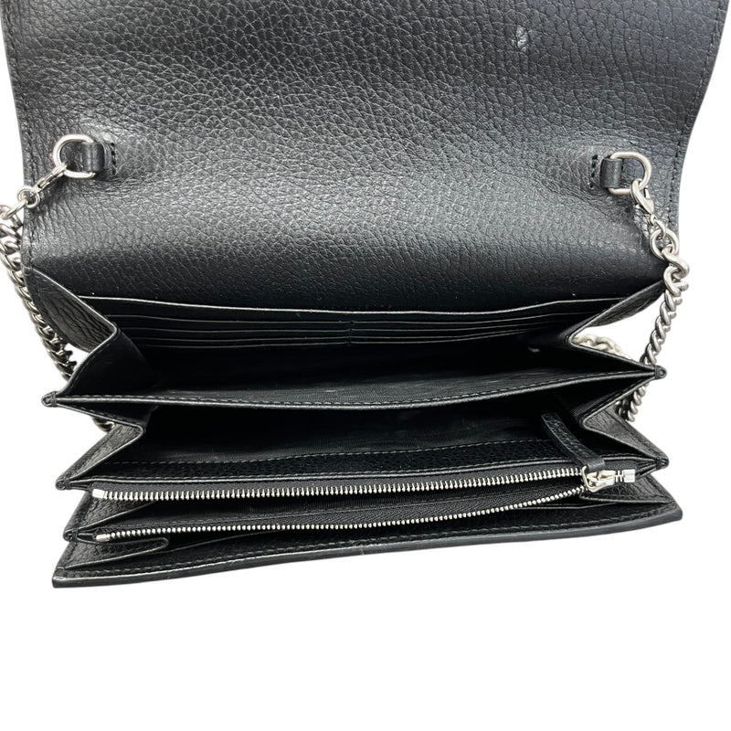 Women's Dionysus Wallet On Chain Handbag Black