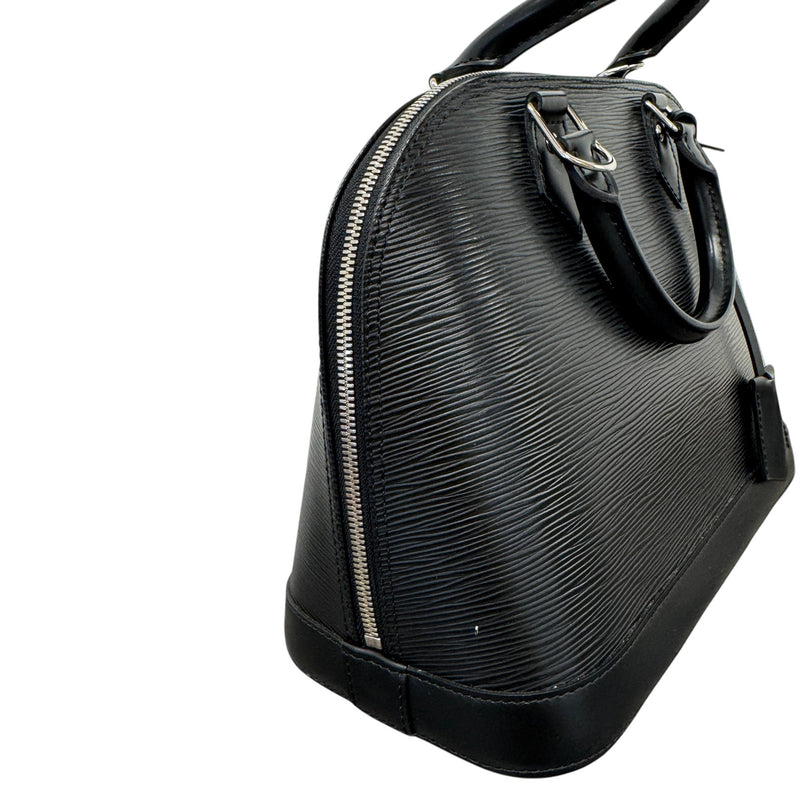 Women's Epi Leather Alma Pm Bag Black