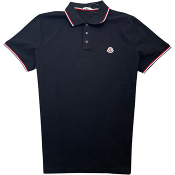 Men's Maglia Polo Shirt Black Size XXL