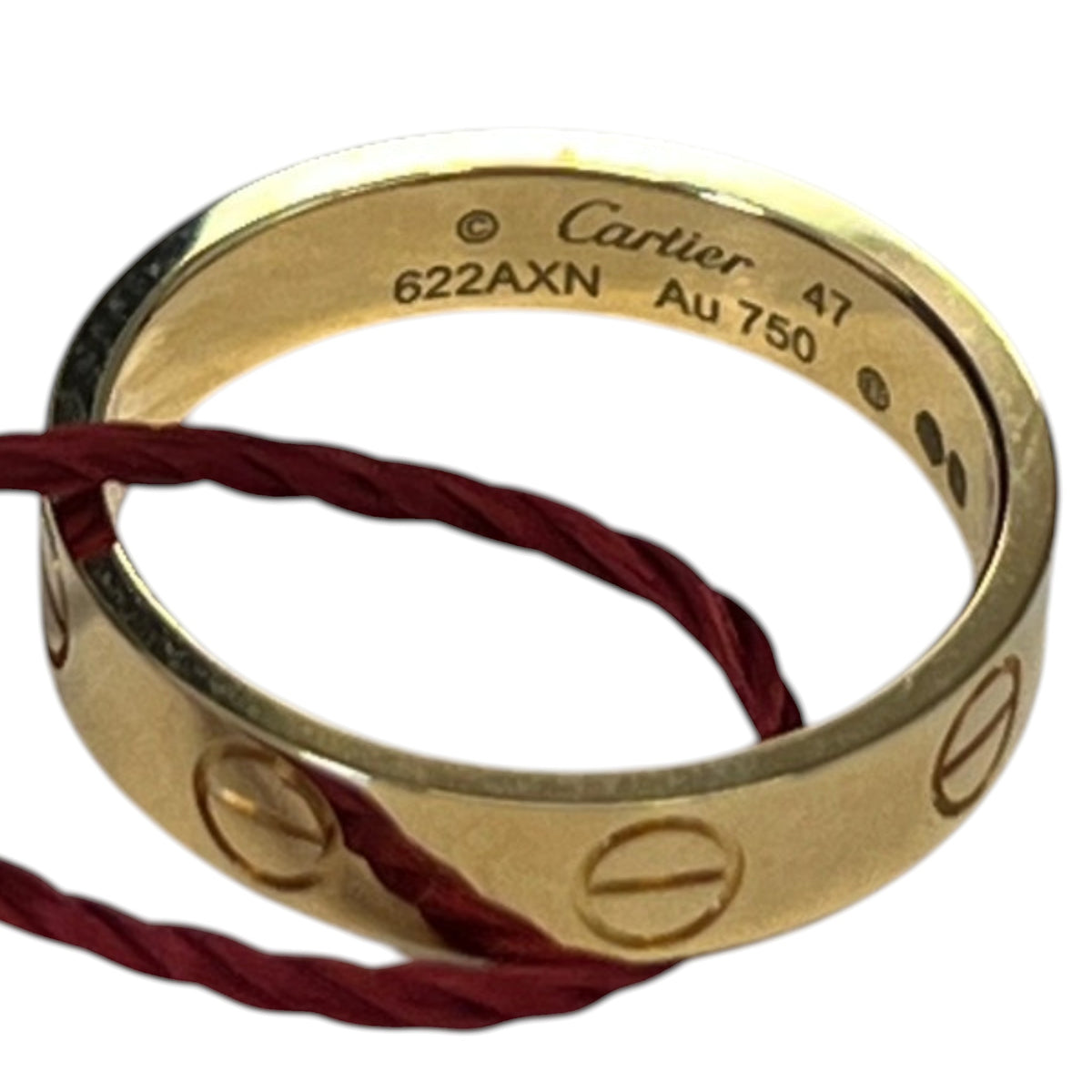 Women's Love Ring Gold Size I - Photo 4