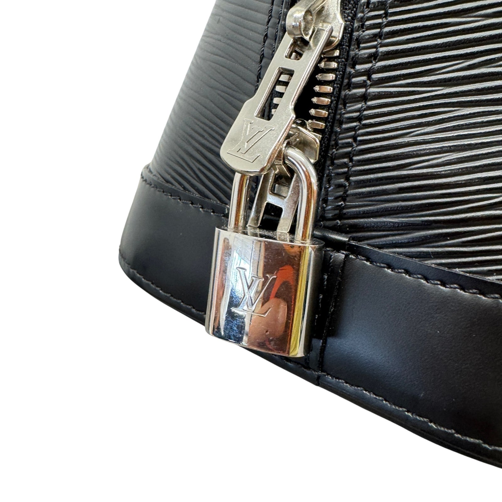 Women's Epi Leather Alma Pm Bag Black - Photo 11