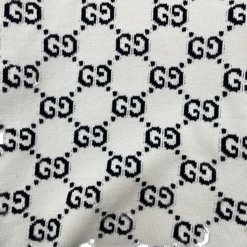 Men's Gg Supreme Turtleneck Jumper Cream Size L