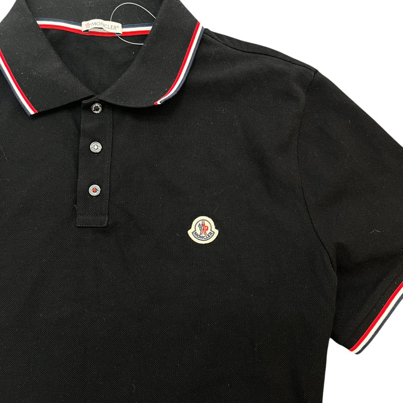 Men's Maglia Polo Shirt Black Size XXL