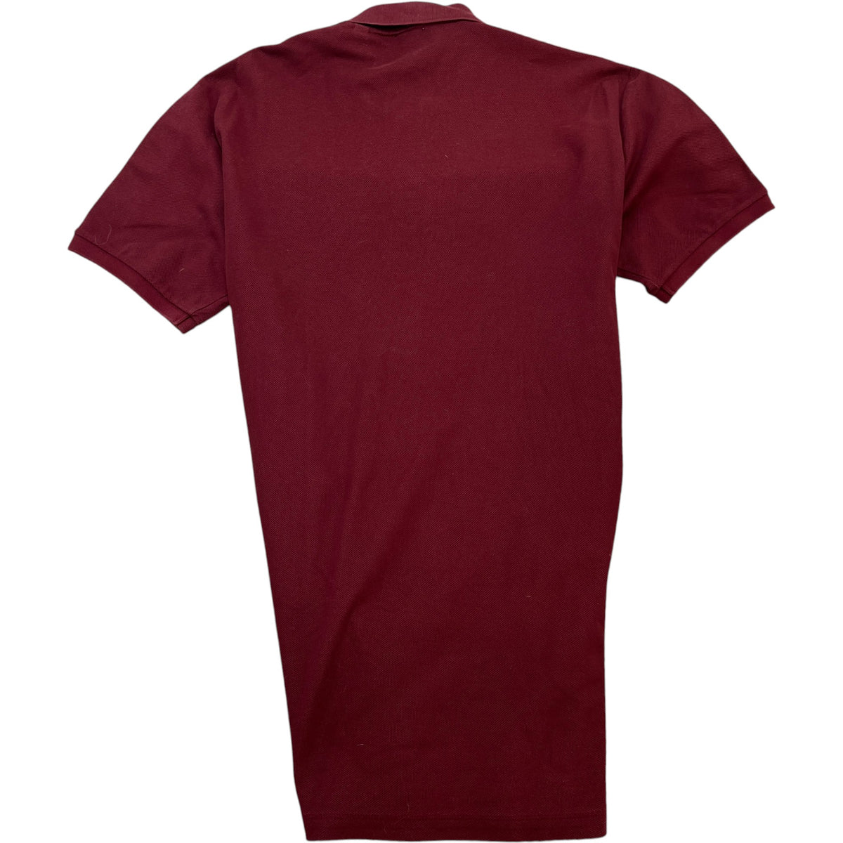 Men's Logo Tape Polo Shirt Burgundy Size M - Photo 2