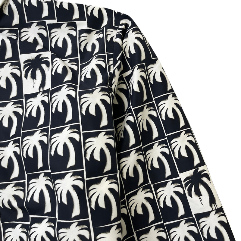 Men's Dripping Palm Windbreaker Black Size S