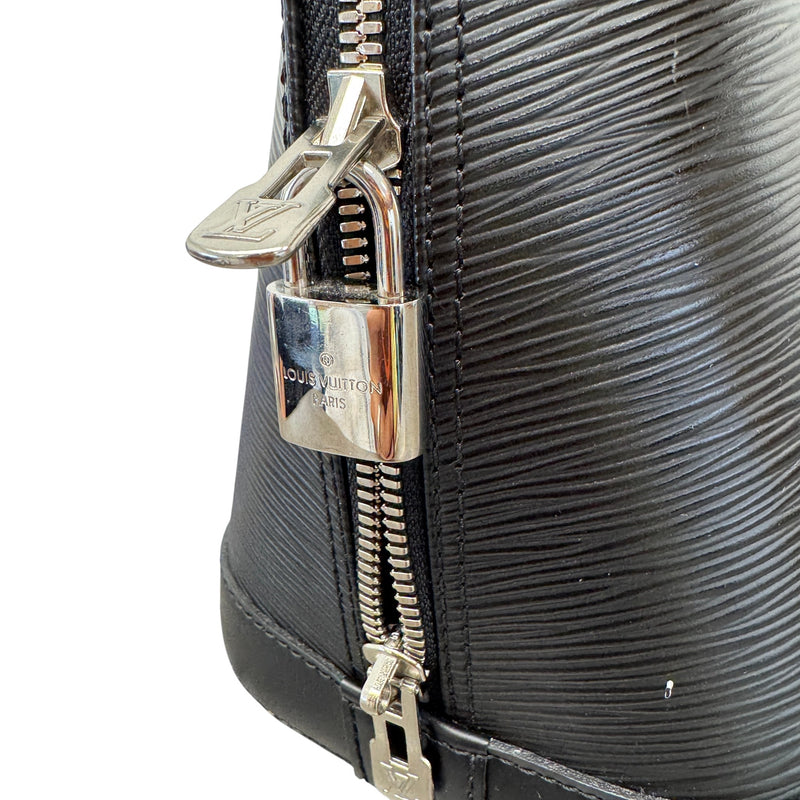 Women's Epi Leather Alma Pm Bag Black
