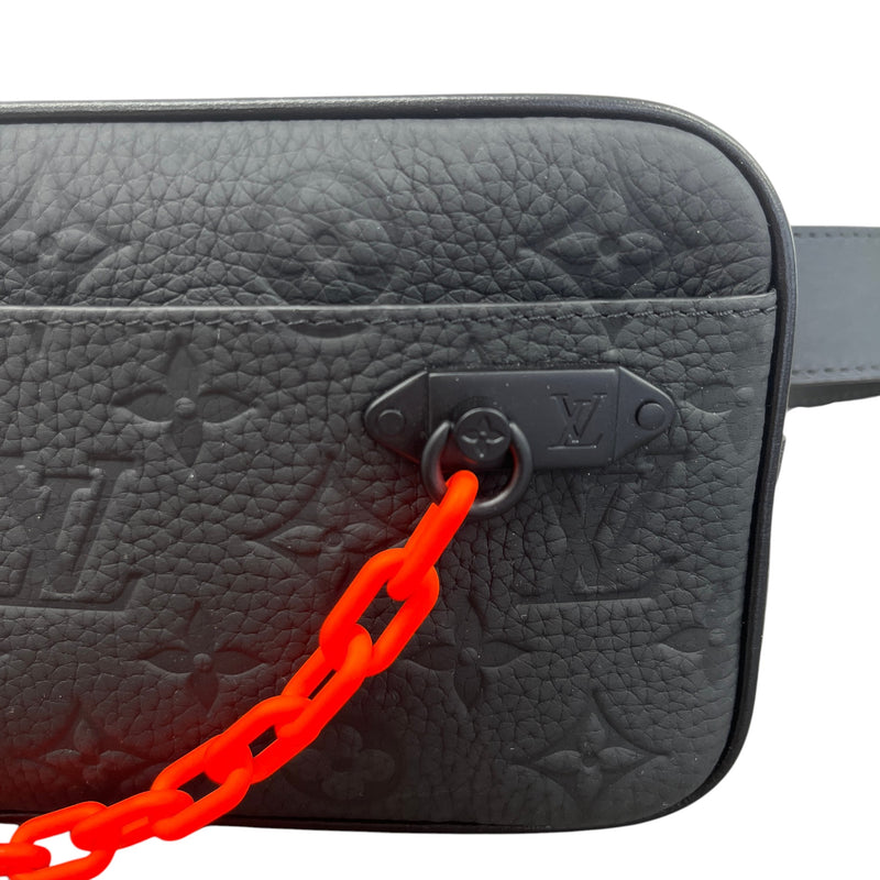 Men's Monogram Taurillon Handbag Black