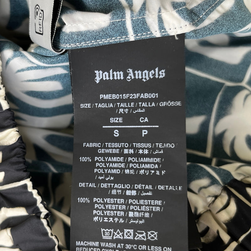 Men's Dripping Palm Windbreaker Black Size S