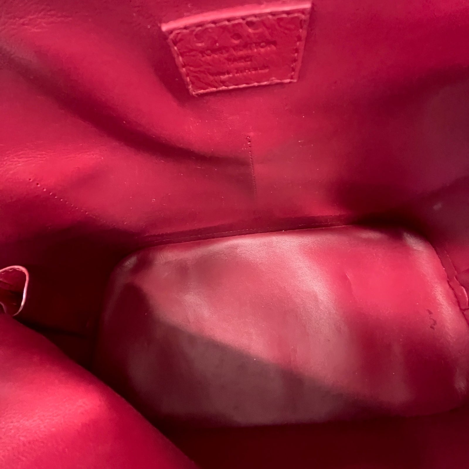 Women's Ostrich Alma Pm Bag Red - Photo 12