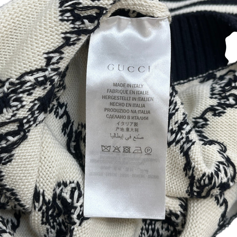 Men's Gg Supreme Turtleneck Jumper Cream Size L